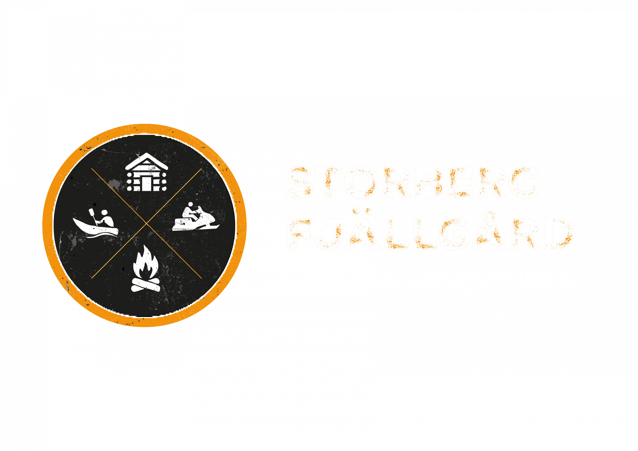 Storberg Fjällgard Logo Weis 03 Lappland Urlaub